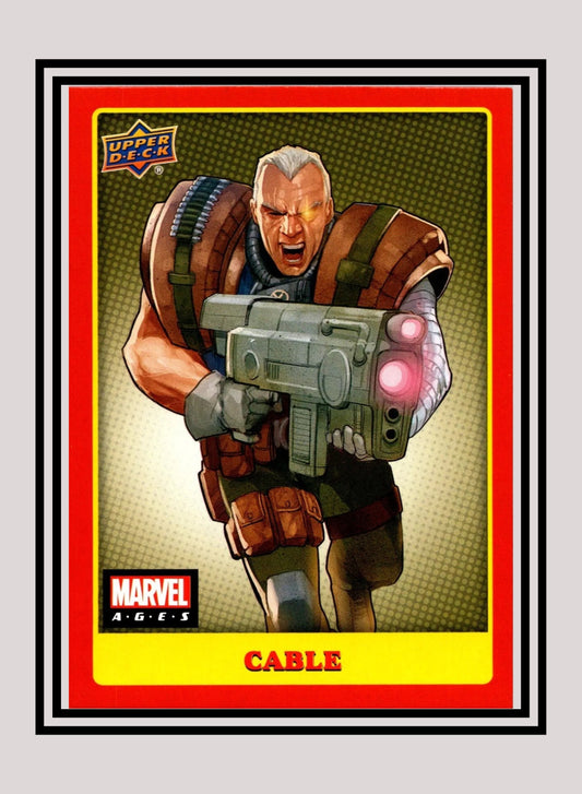 Marvel! 1x Cable - Base (#096 - 2020 Upper Deck Marvel Ages)