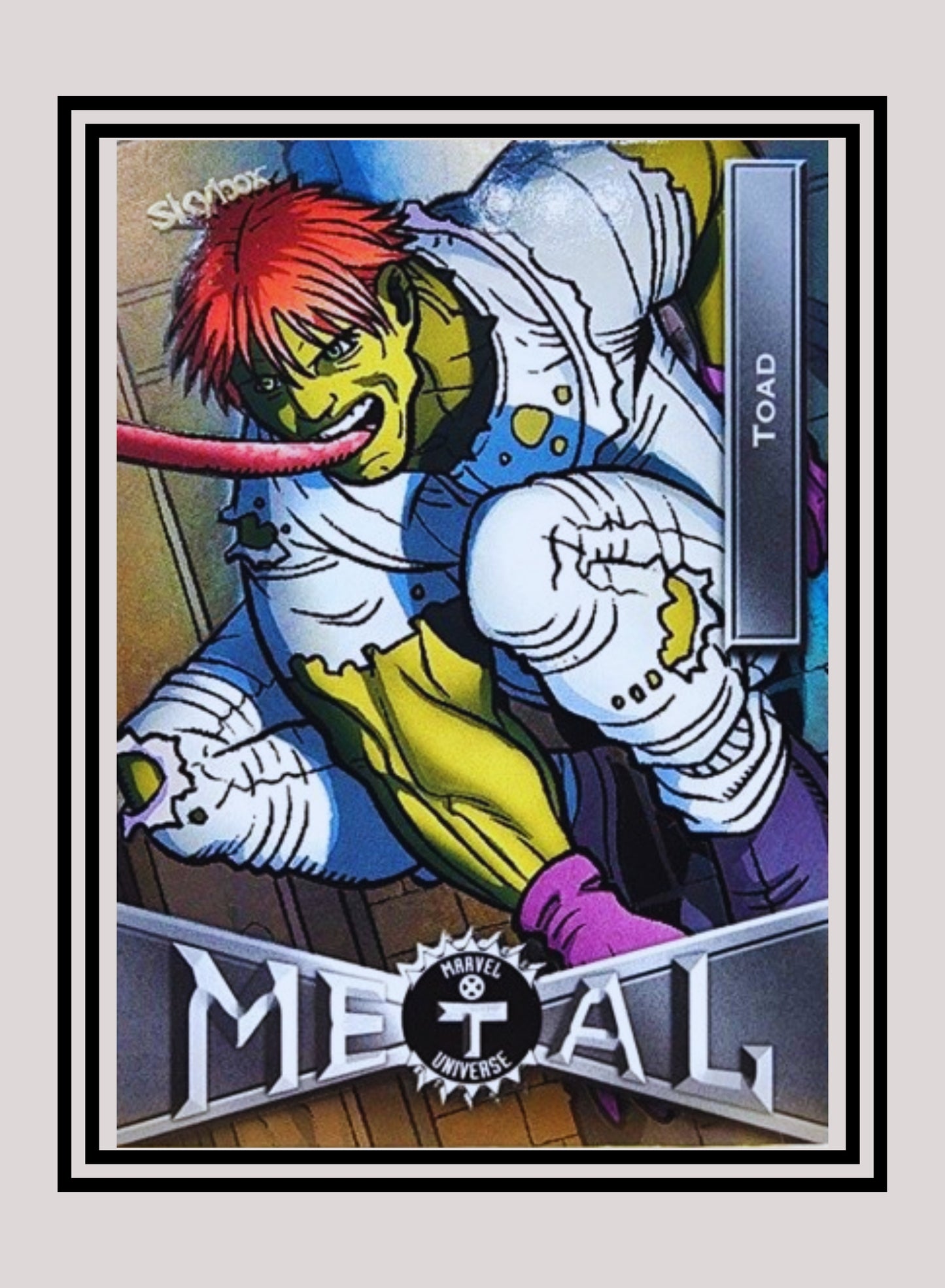 Marvel! 1x Toad - Base Low Series (#098 - 2021 Upper Deck X-Men Metal Universe)