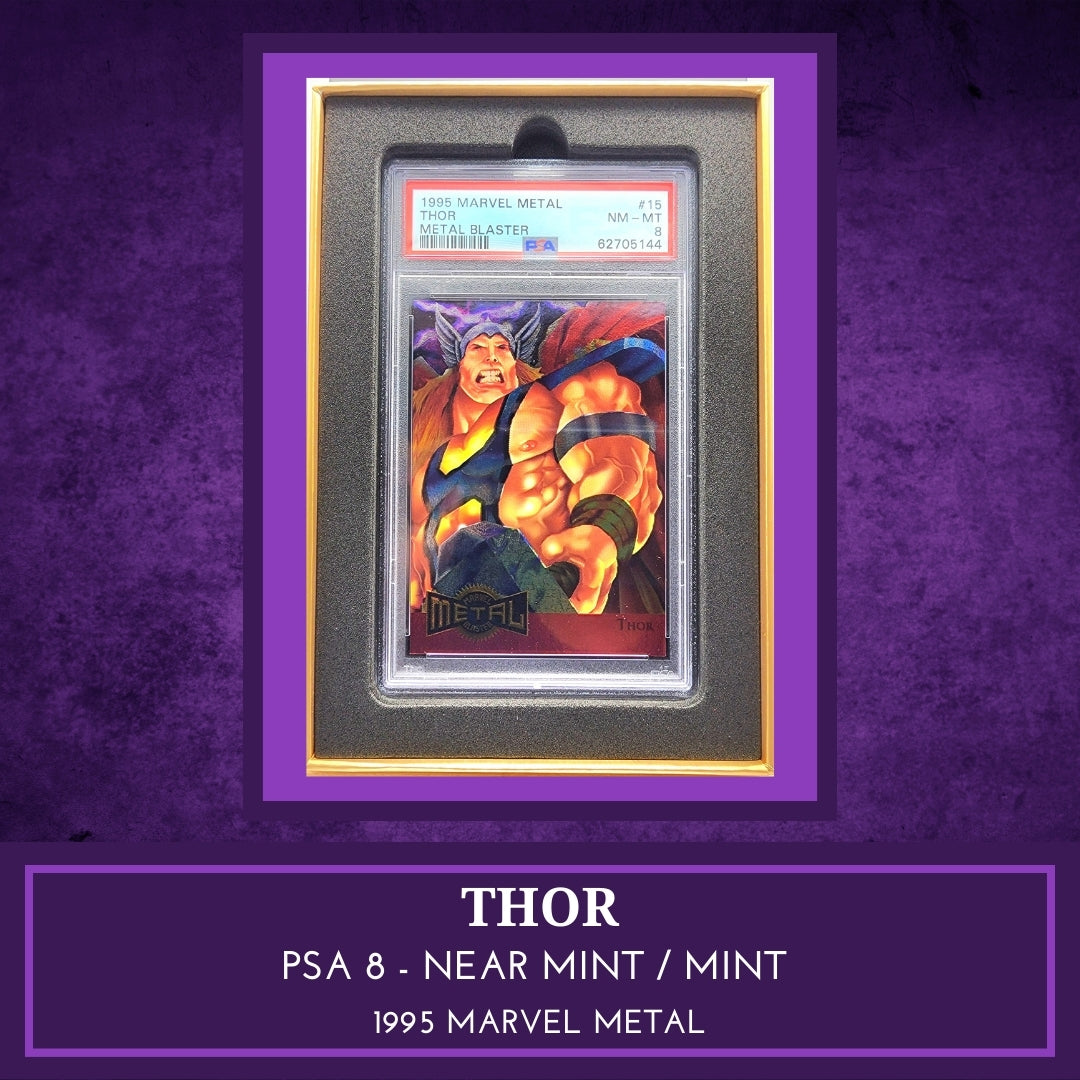 Marvel! 1x Thor PSA 8 (Metal Blaster - 1995 Fleer Marvel Metal)