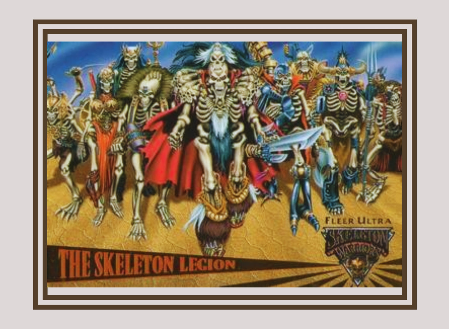 1x The Skeleton Legion - Base (#098 - 1995 Fleer Ultra Skeleton Warriors)