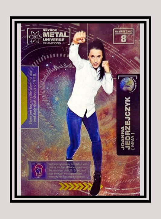 1x Joanna Jedrzejczyk MMA - Base (#008 - 2021 Skybox Metal Universe Champions)