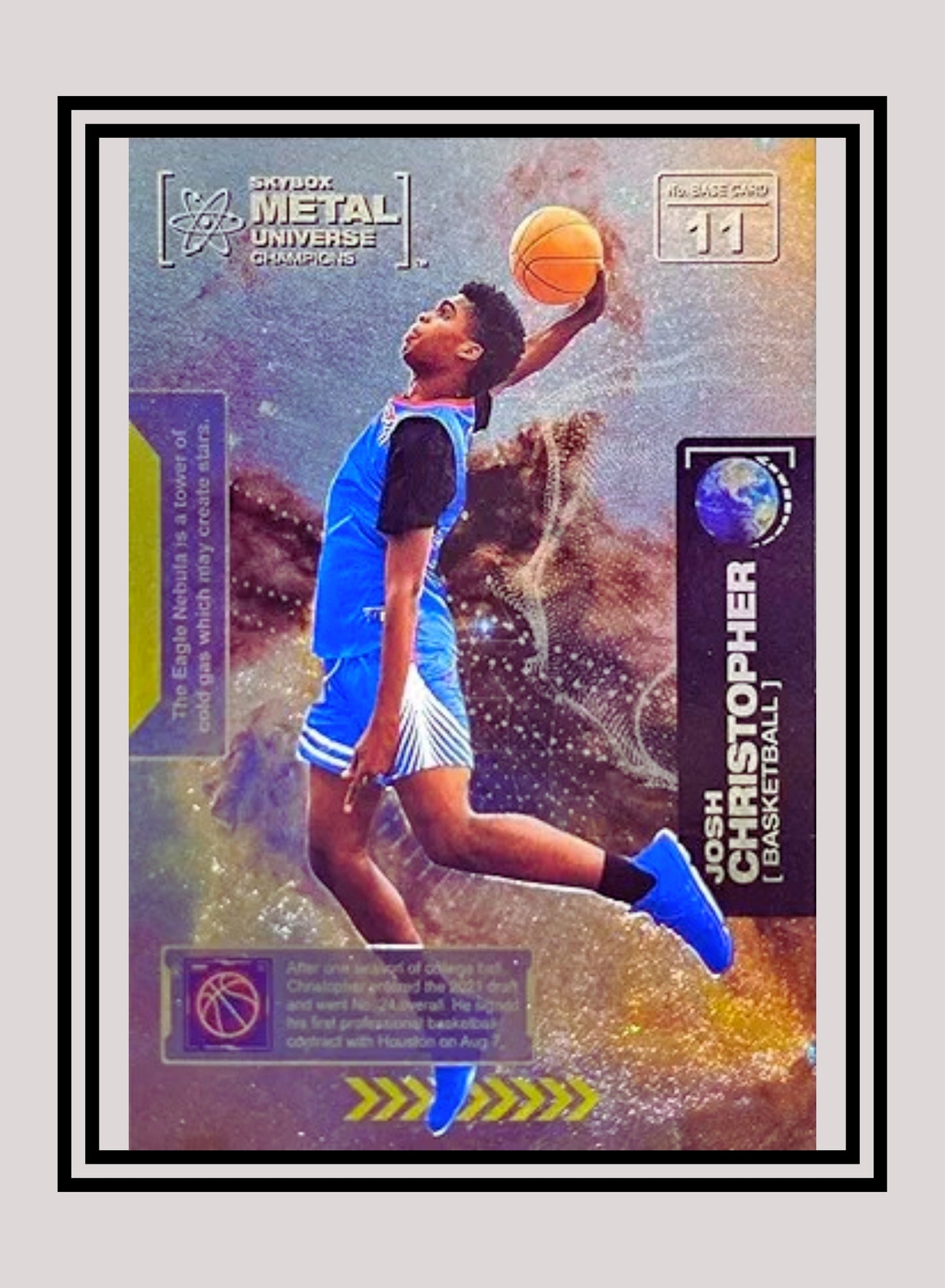 1x Josh Christopher Basketball RC - Base (#011 - 2021 Skybox Metal Universe Champions)