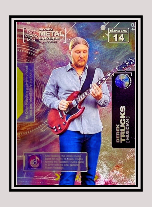 1x Derek Trucks Musician - Base (#014 - 2021 Skybox Metal Universe Champions)
