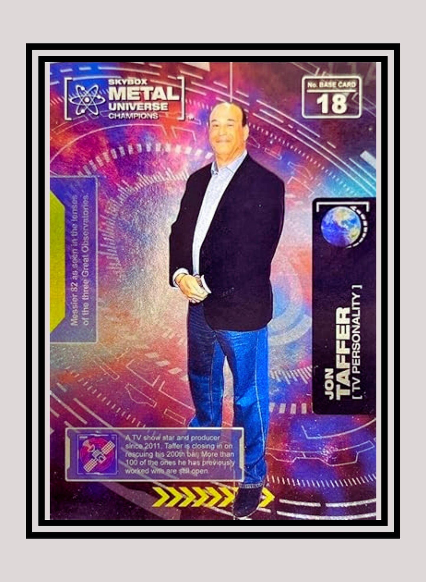 1x Jon Taffer TV Personality - Base (#018 - 2021 Skybox Metal Universe Champions)