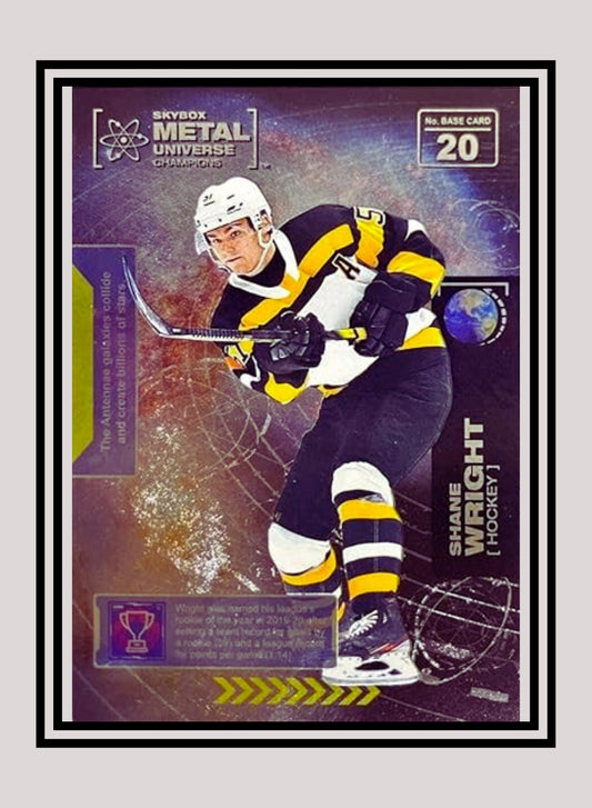 1x Shane Wright Hockey RC - Base (#020 - 2021 Skybox Metal Universe Champions)