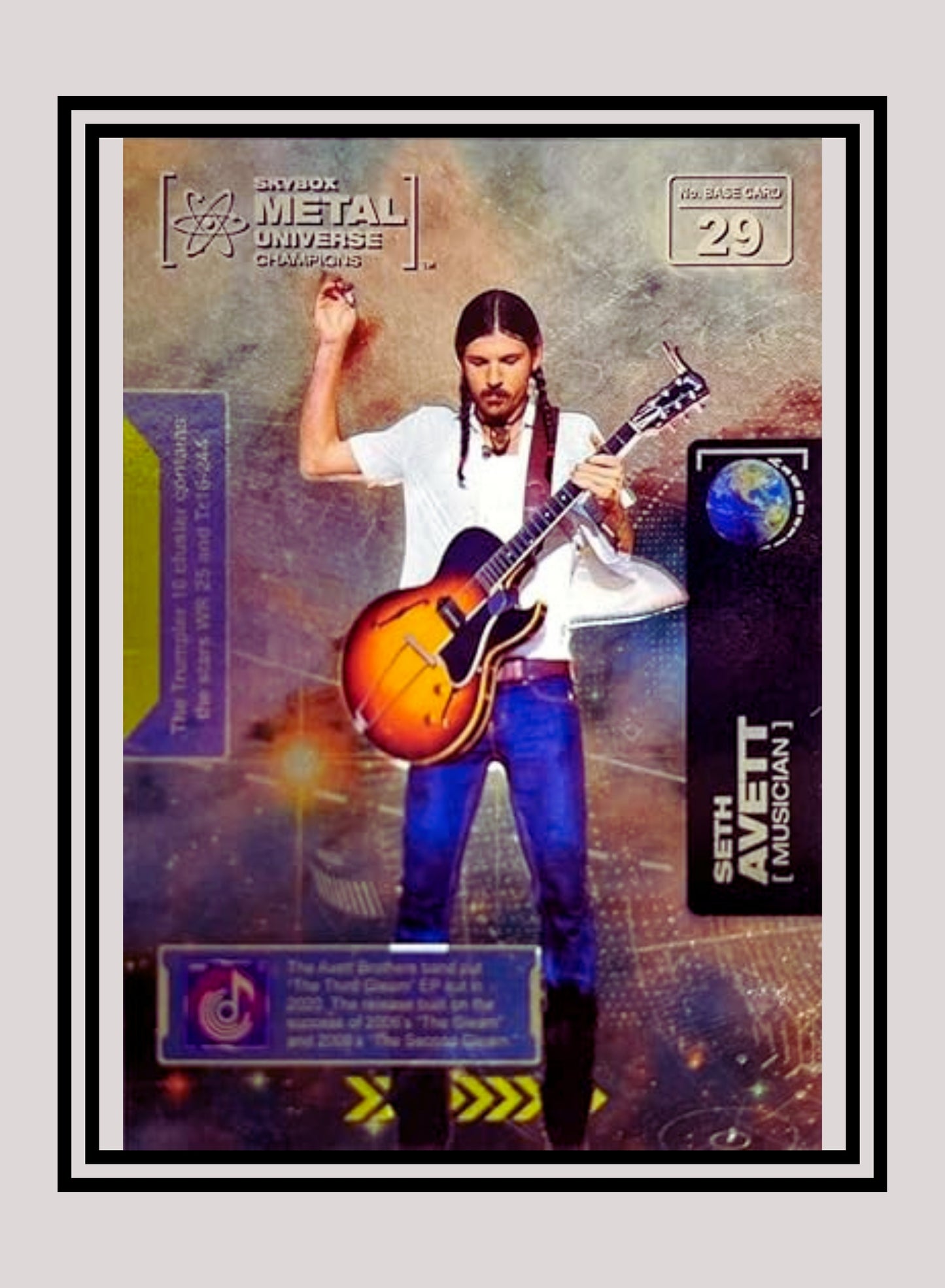 1x Seth Avett Musician - Base (#029 - 2021 Skybox Metal Universe Champions)