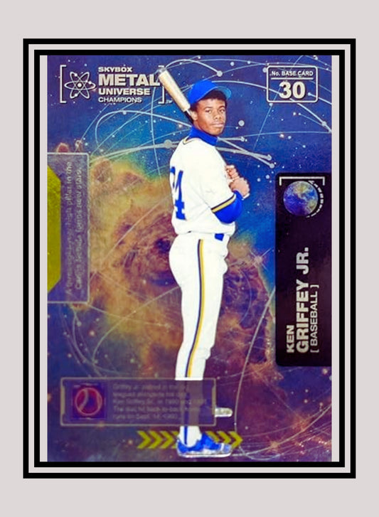 1x Ken Griffey Jr. Baseball - Base (#030 - 2021 Skybox Metal Universe Champions)