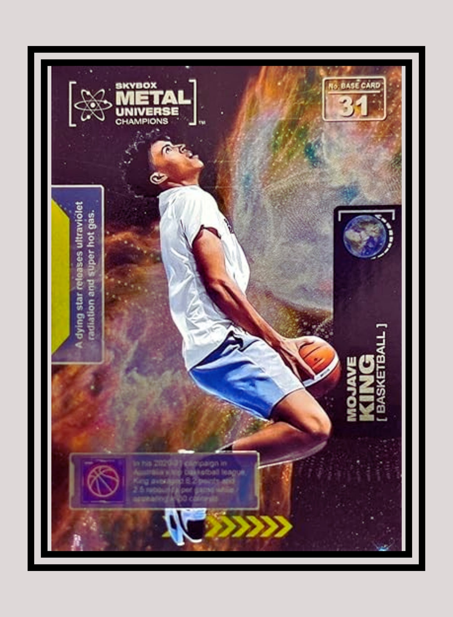 1x Mojave King Basketball RC - Base (#031 - 2021 Skybox Metal Universe Champions)