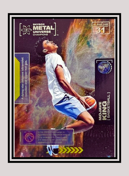 1x Mojave King Basketball RC - Base (#031 - 2021 Skybox Metal Universe Champions)