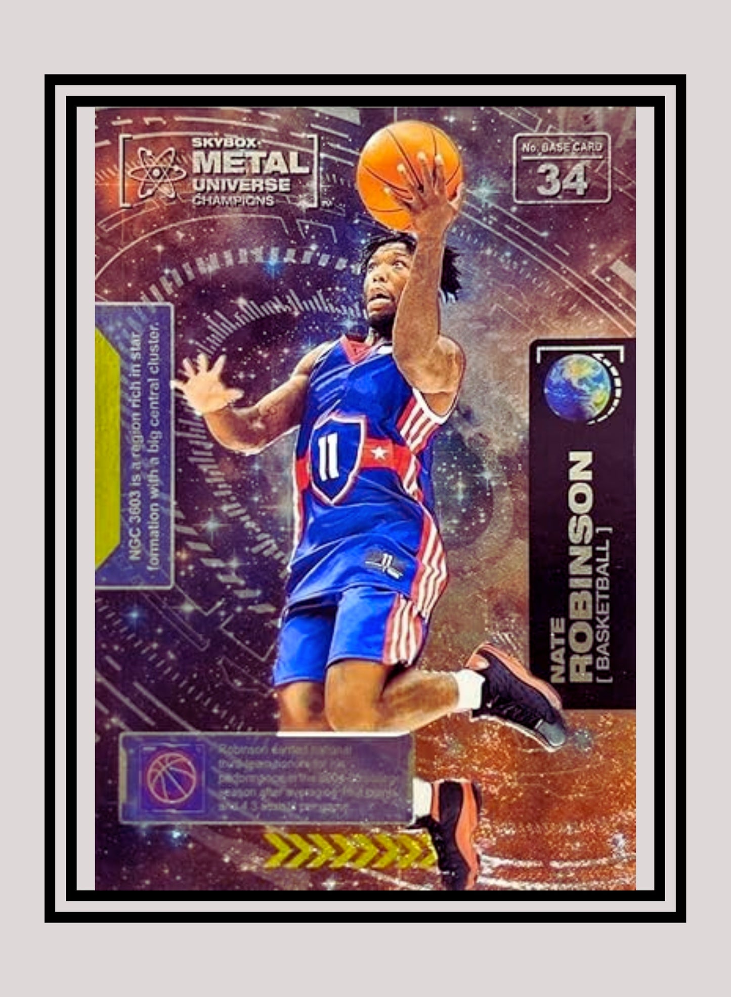 1x Nate Robinson Basketball - Base (#034 - 2021 Skybox Metal Universe Champions)