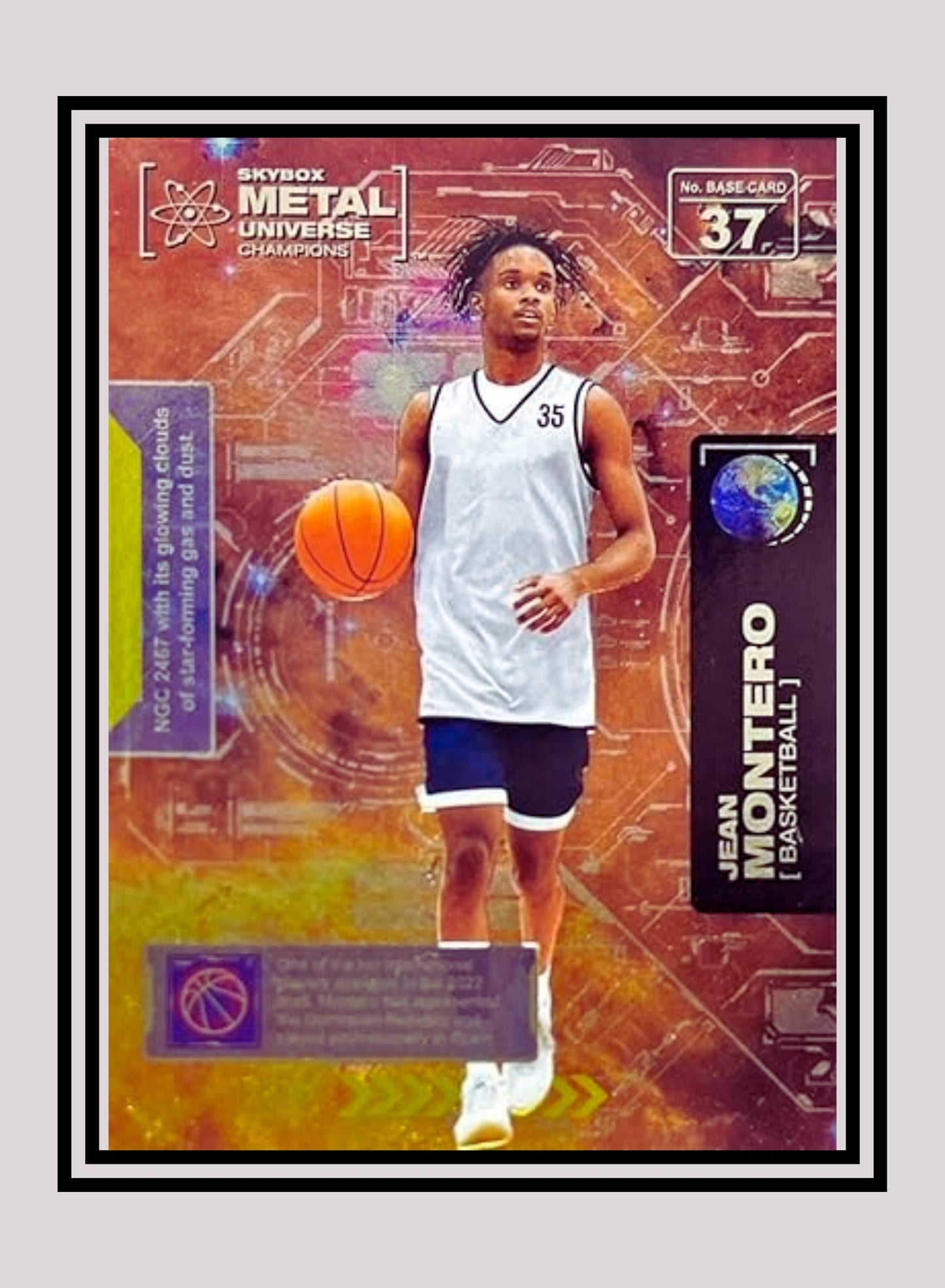 1x Jean Montero Basketball RC - Base (#037 - 2021 Skybox Metal Universe Champions)
