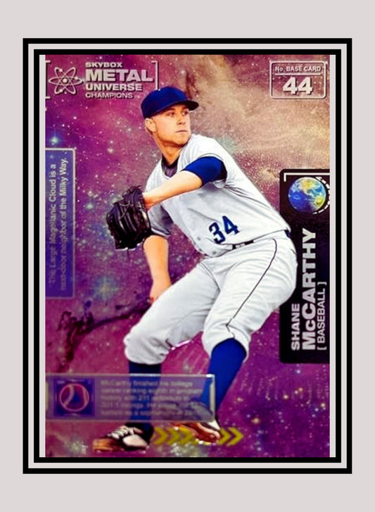 1x Shane McCarthy Baseball RC - Base (#044 - 2021 Skybox Metal Universe Champions)