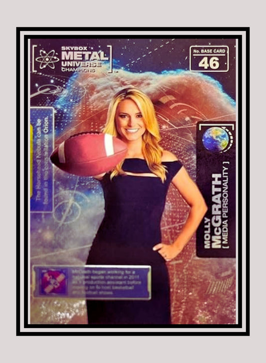 1x Molly Mcgrath Media - Base (#046 - 2021 Skybox Metal Universe Champions)