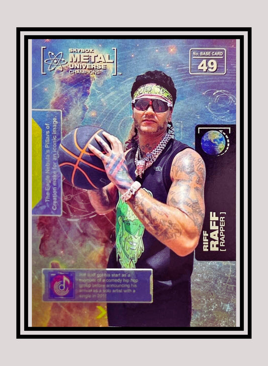 1x Riff Raff Musician - Base (#049 - 2021 Skybox Metal Universe Champions)