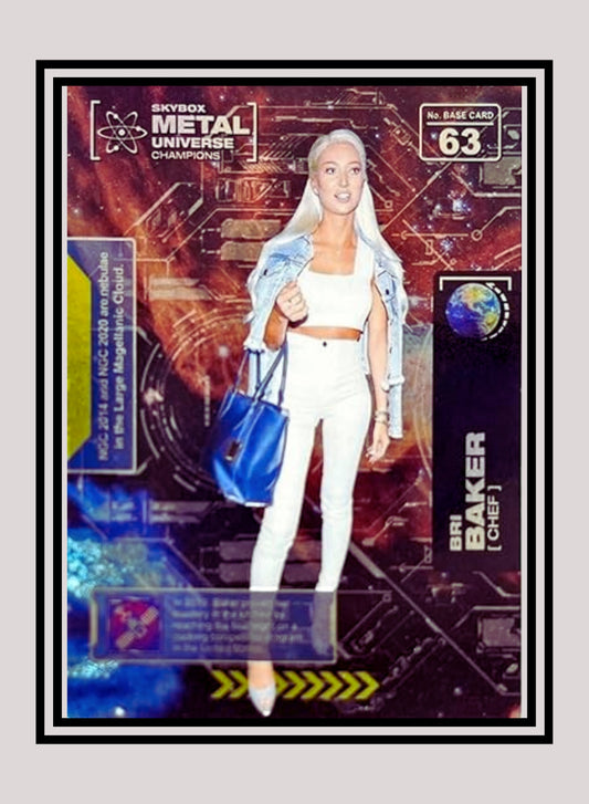 1x Bri Baker Pop Culture - Base (#063 - 2021 Skybox Metal Universe Champions)