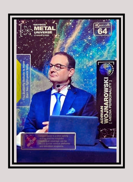1x Adrian Wojnarowski Media - Base (#064 - 2021 Skybox Metal Universe Champions)