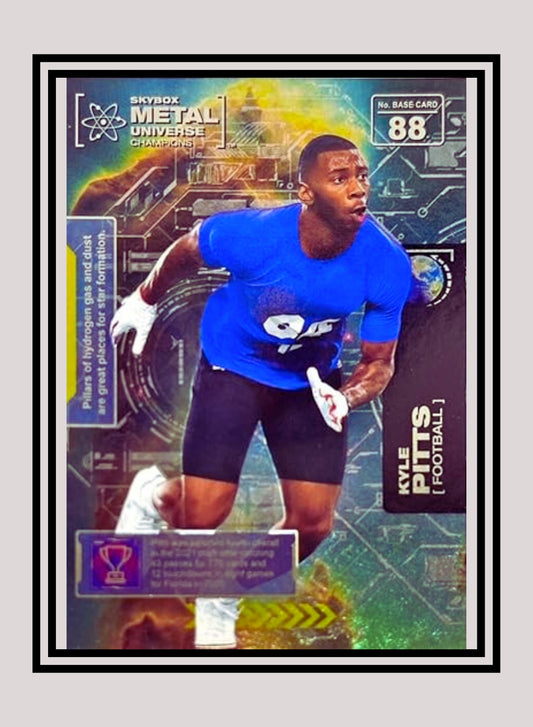 1x Kyle Pitts Football RC - Base (#088 - 2021 Skybox Metal Universe Champions)