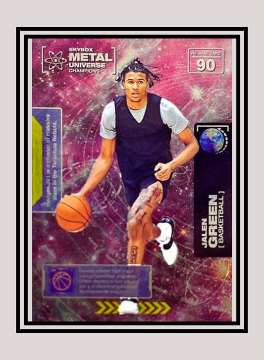 1x Jalen Green Basketball RC - Base (#090 - 2021 Skybox Metal Universe Champions)