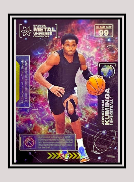 1x Jonathan Kuminga Basketball RC - Base (#099 - 2021 Skybox Metal Universe Champions)
