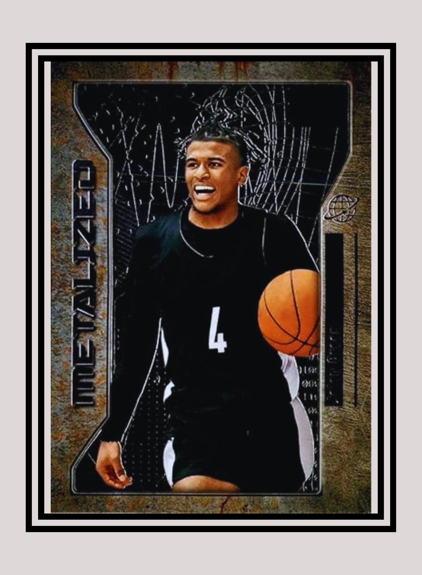 1x Jalen Green - Metalized Base (#101 - 2021 Skybox Metal Universe Champions)