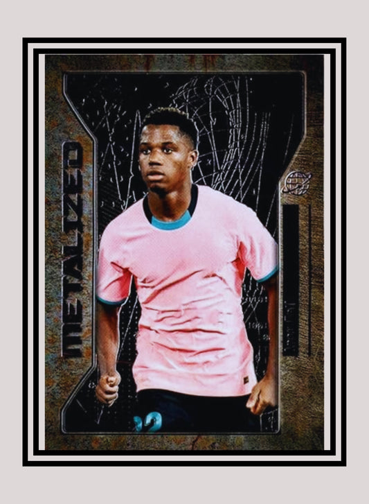 1x Ansu Fati - Metalized Base (#103 - 2021 Skybox Metal Universe Champions)