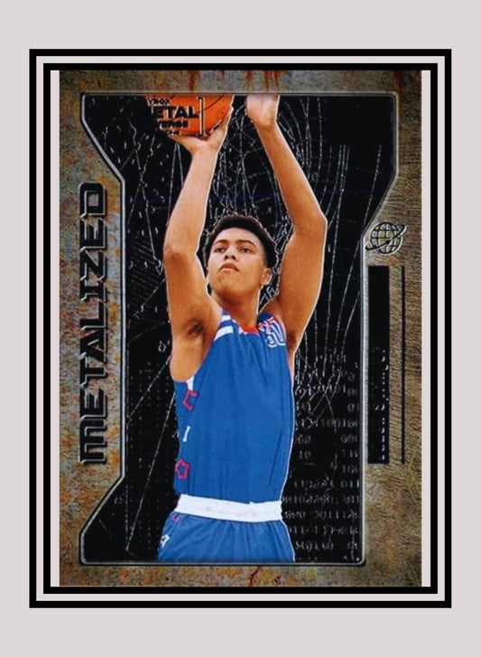 1x Jaden Springer - Metalized Base (#106 - 2021 Skybox Metal Universe Champions)