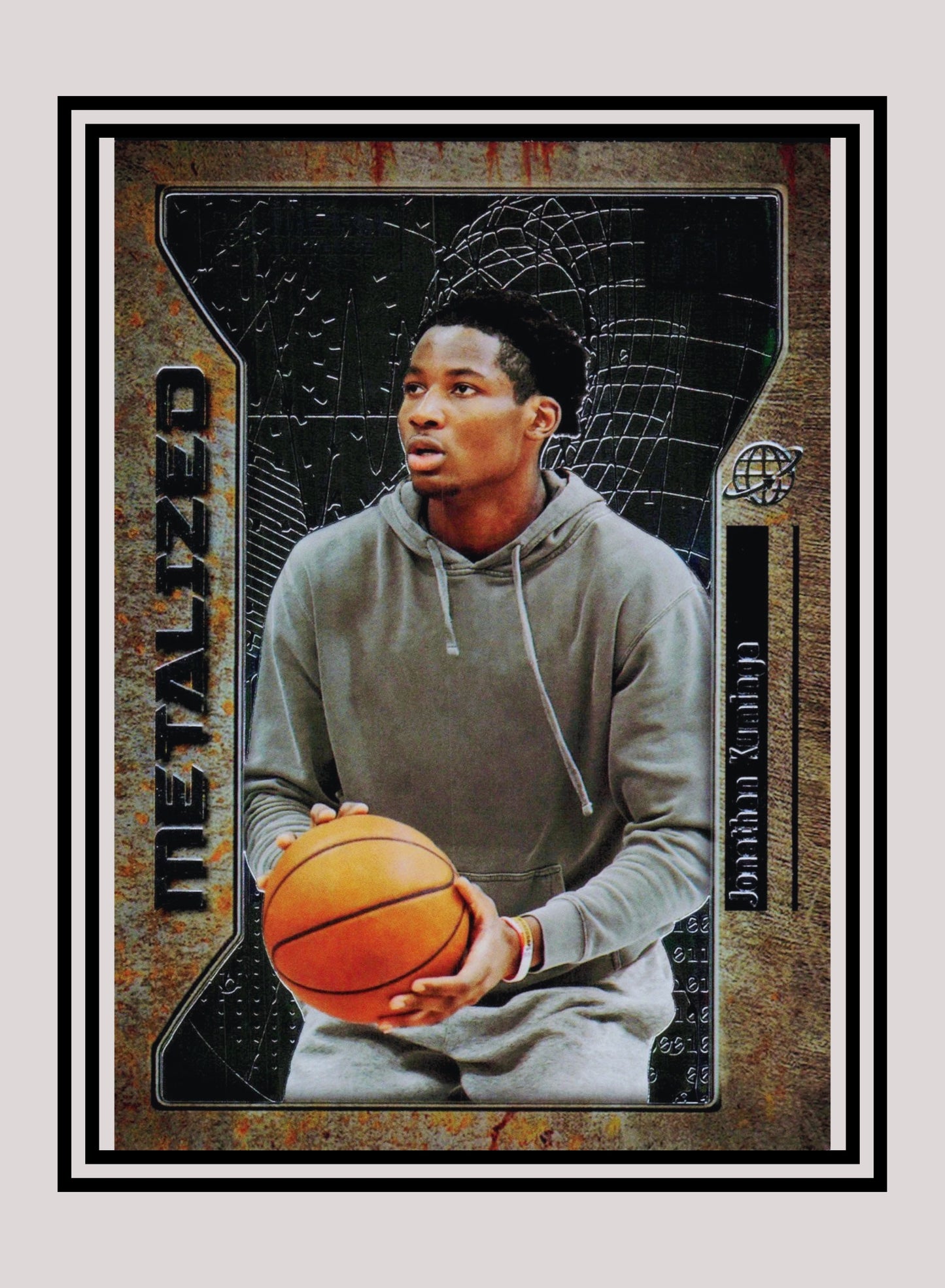 1x Jonathan Kuminga - Metalized Base (#110 - 2021 Skybox Metal Universe Champions)