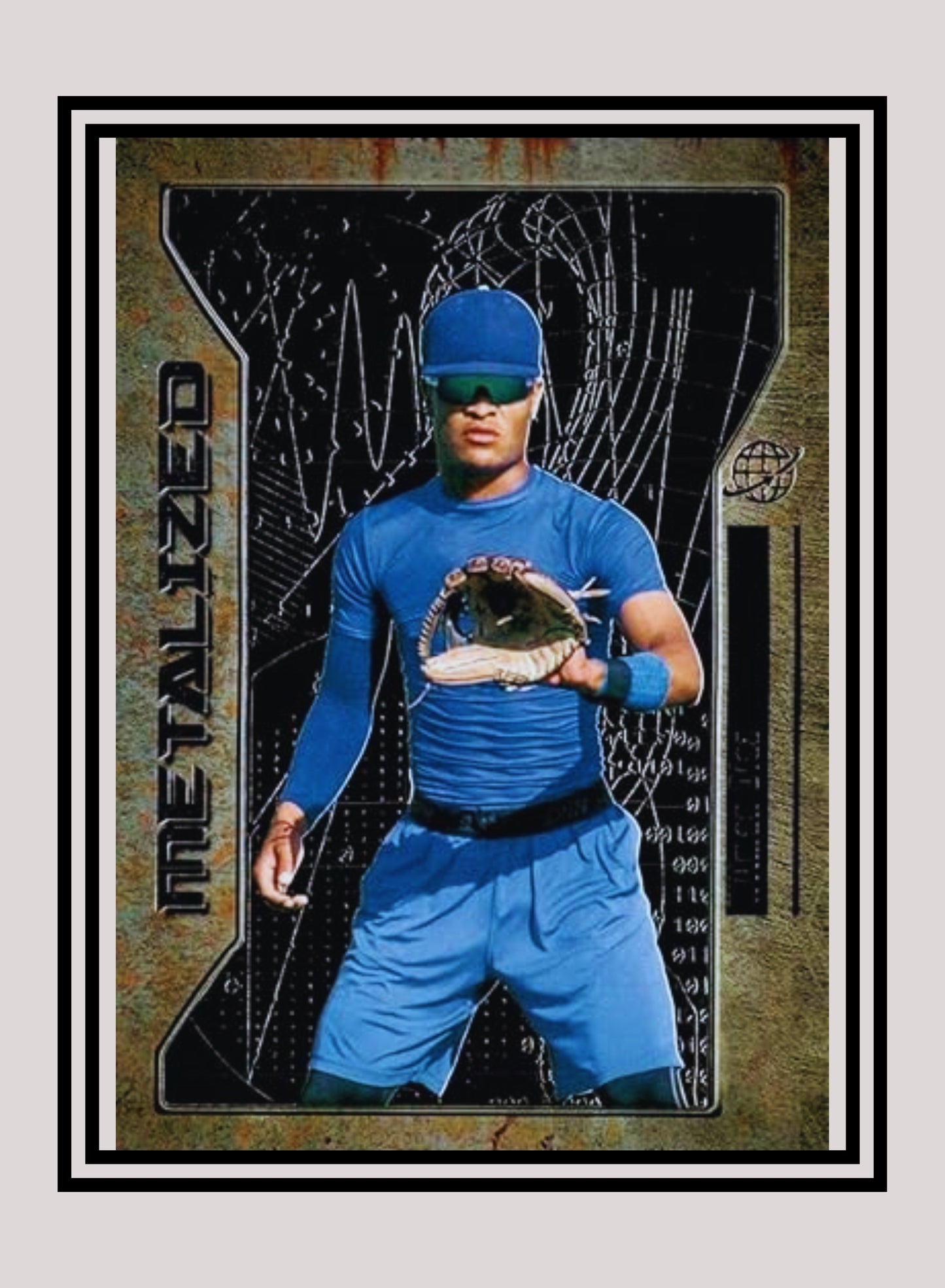 1x Wilman Diaz - Metalized Base (#122 - 2021 Skybox Metal Universe Champions)