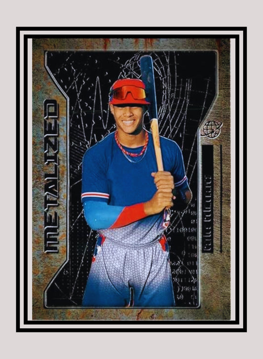 1x Carlos Colmenarez - Metalized Base (#129 - 2021 Skybox Metal Universe Champions)