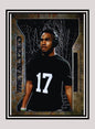 1x Jaylen Waddle - Metalized Base (#137 - 2021 Skybox Metal Universe Champions)