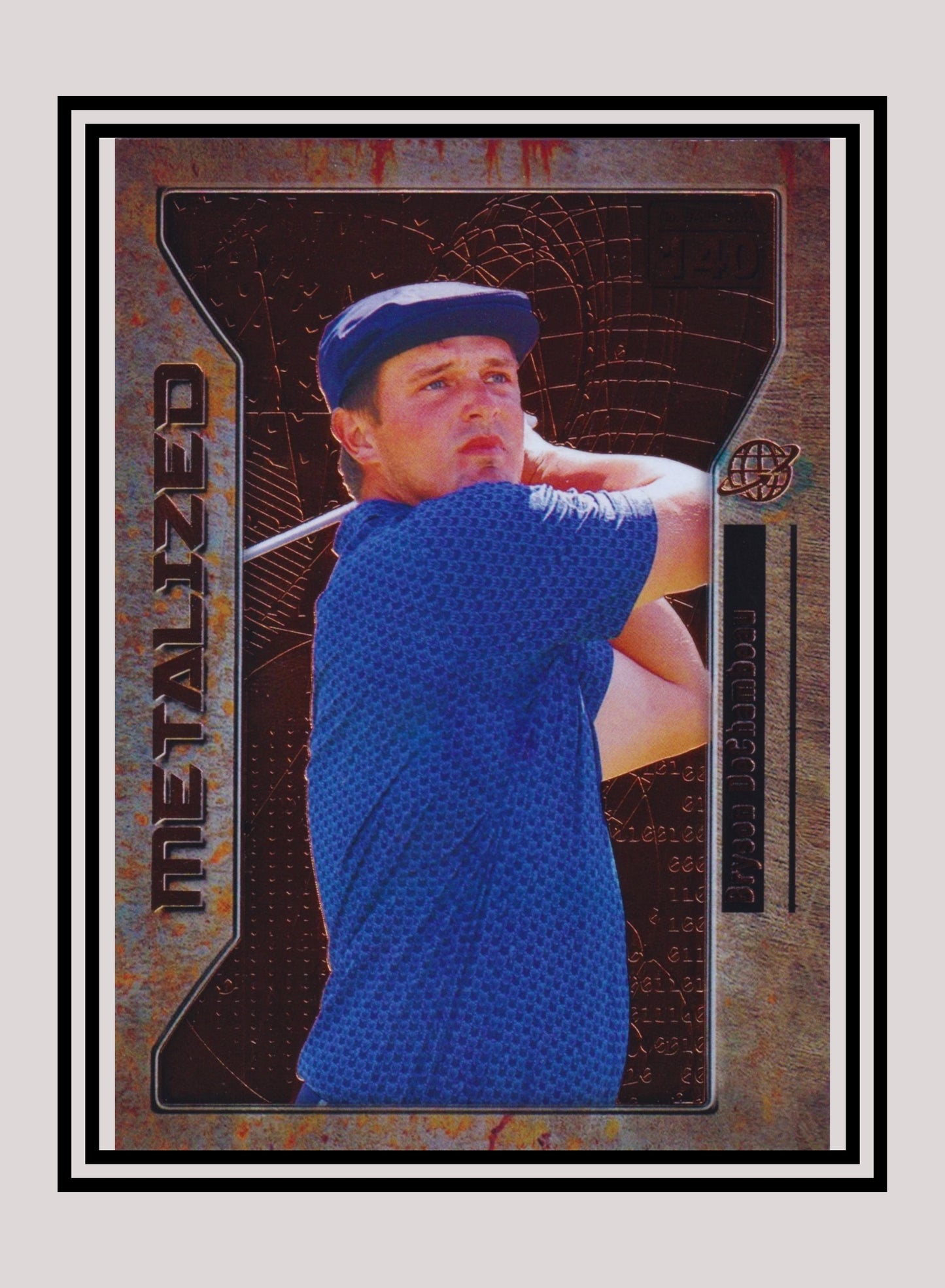 1x Bryson DeChambeau - Metalized Base (#140 - 2021 Skybox Metal Universe Champions)