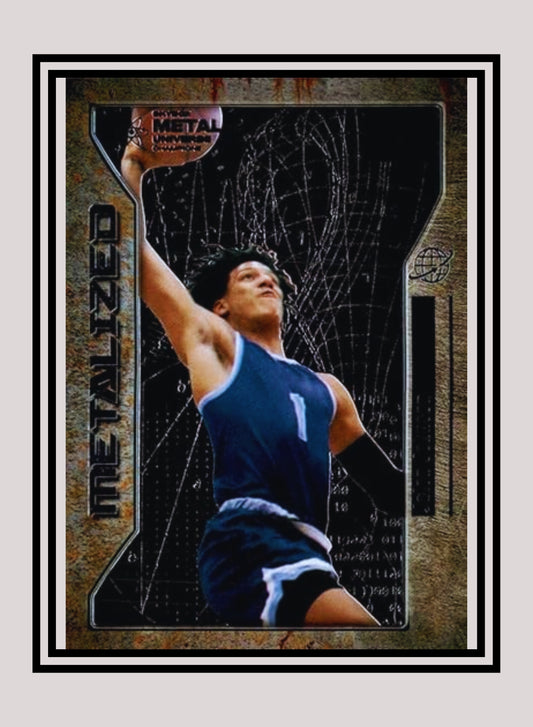 1x Jalen Johnson - Metalized Base (#143 - 2021 Skybox Metal Universe Champions)
