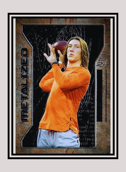 1x Trevor Lawrence - Metalized Base (#150 - 2021 Skybox Metal Universe Champions)