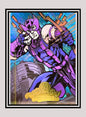Marvel! 1x Hawkeye - Avengers Checklist Holo (A3 - 2008 Upper Deck Marvel Masterpieces Series 2)