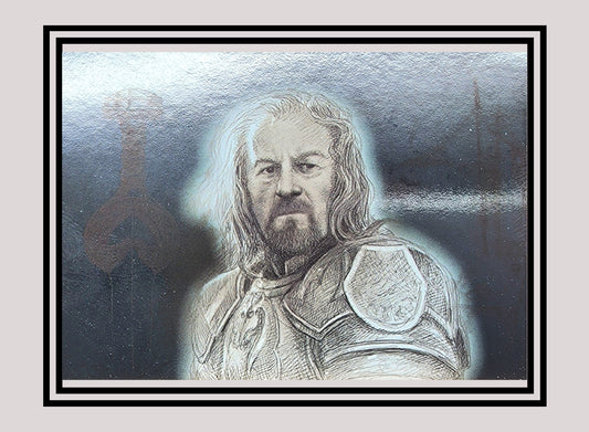 LOTR! 1x Theoden - Silver Foil (#03 - 2008 Lord of the Rings: Masterpieces II)