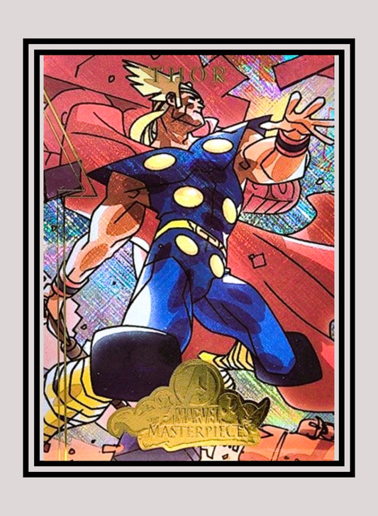 Marvel! 1x Thor - Avengers Checklist Holo (A7 - 2008 Upper Deck Marvel Masterpieces Series 2)