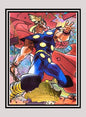 Marvel! 1x Thor - Avengers Checklist Holo (A7 - 2008 Upper Deck Marvel Masterpieces Series 2)