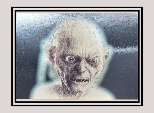 LOTR! 1x Gollum - Silver Foil (#08 - 2008 Lord of the Rings: Masterpieces II)