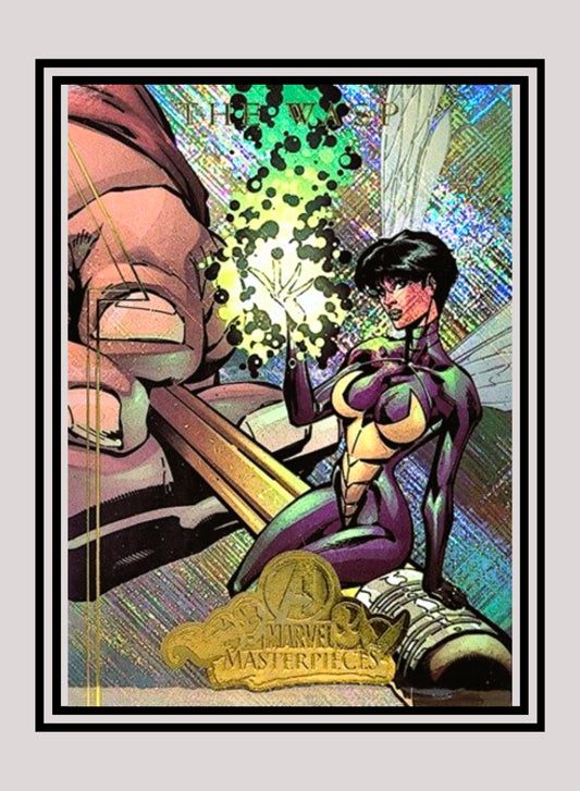 Marvel! 1x The Wasp - Avengers Checklist Holo (A9 - 2008 Upper Deck Marvel Masterpieces Series 2)