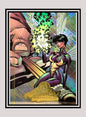 Marvel! 1x The Wasp - Avengers Checklist Holo (A9 - 2008 Upper Deck Marvel Masterpieces Series 2)