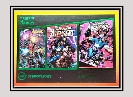 Marvel! 1x David Finch - Avengers (2018) #10 (Finch Variant) - Artist Spotlight (#AS-5 - 2022 Fleer Ultra Avengers)