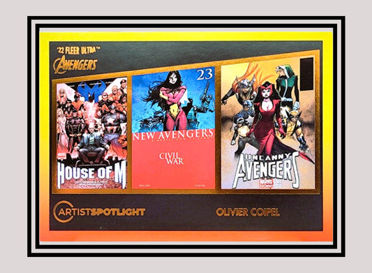 Marvel! 1x Olivier Coipel - Avengers vs X-Men (2012) #6D - Artist Spotlight (#AS-8 - 2022 Fleer Ultra Avengers)