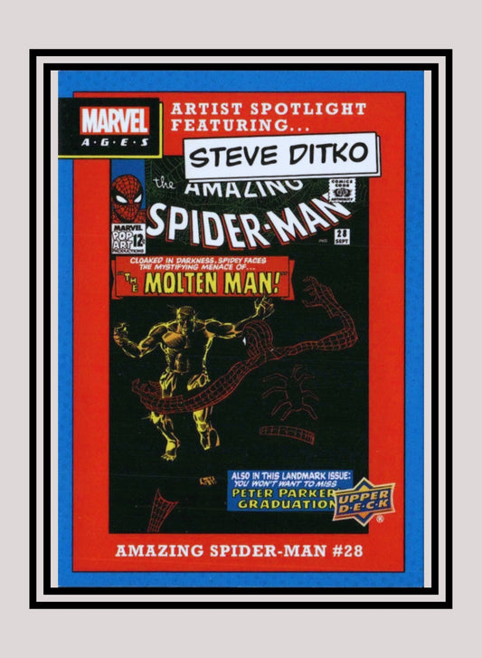 Marvel! 1x Amazing Spider-Man #28 - Inserts (ASF-6 - 2020 Upper Deck Marvel Ages)