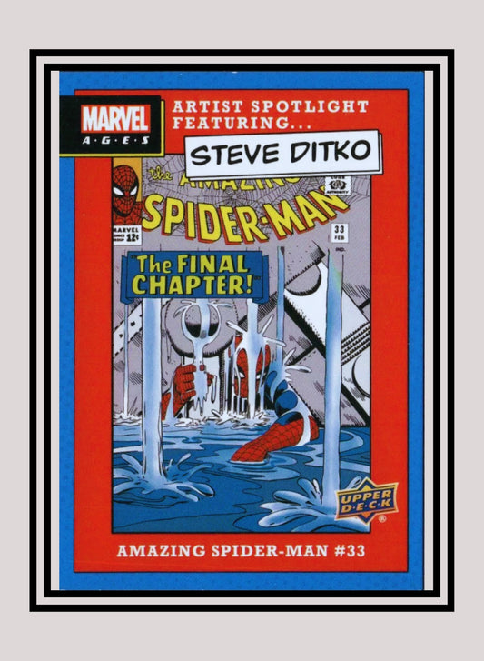 Marvel! 1x Amazing Spider-Man #33 - Inserts (ASF-7 - 2020 Upper Deck Marvel Ages)
