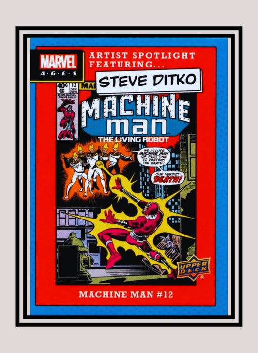 Marvel! 1x Machine Man #12 - Inserts (ASF-9 - 2020 Upper Deck Marvel Ages)