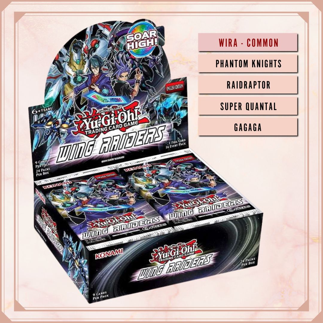 Yugioh! Wing Raiders Singles (WIRA - Common) 1st Edition