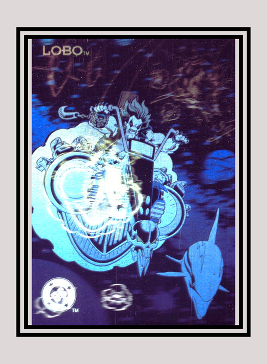 DC! 1x Lobo - Hologram (DCH13 - 1993 Skybox DC Cosmic Teams)