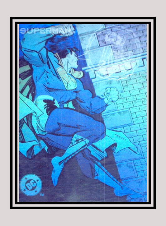 DC! 1x Superman - Hologram (DCH15 - 1993 Skybox DC Cosmic Teams)