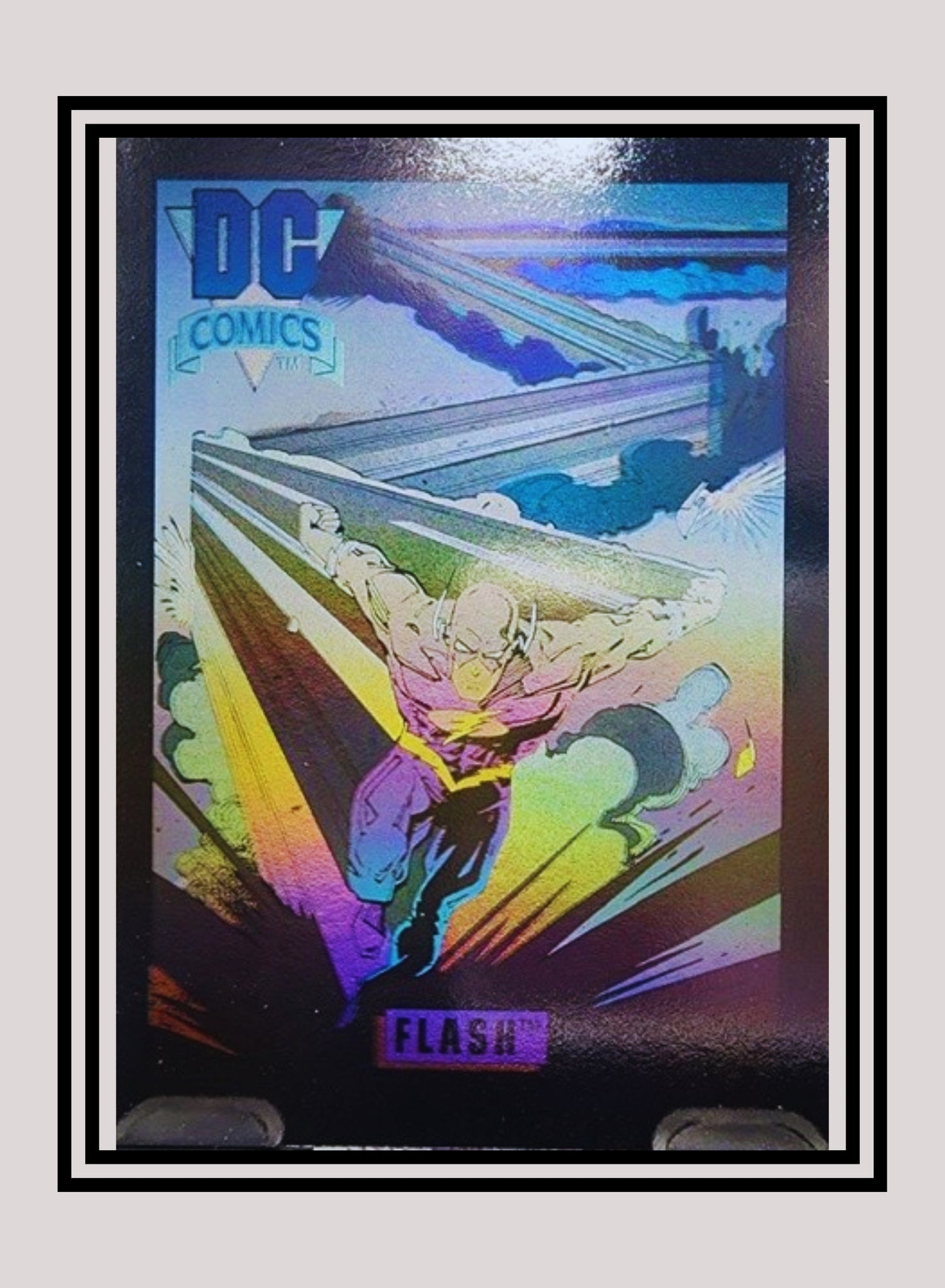 DC! 1x Flash - Hologram (DCH4 - 1991 Impel DC Cosmic Cards)