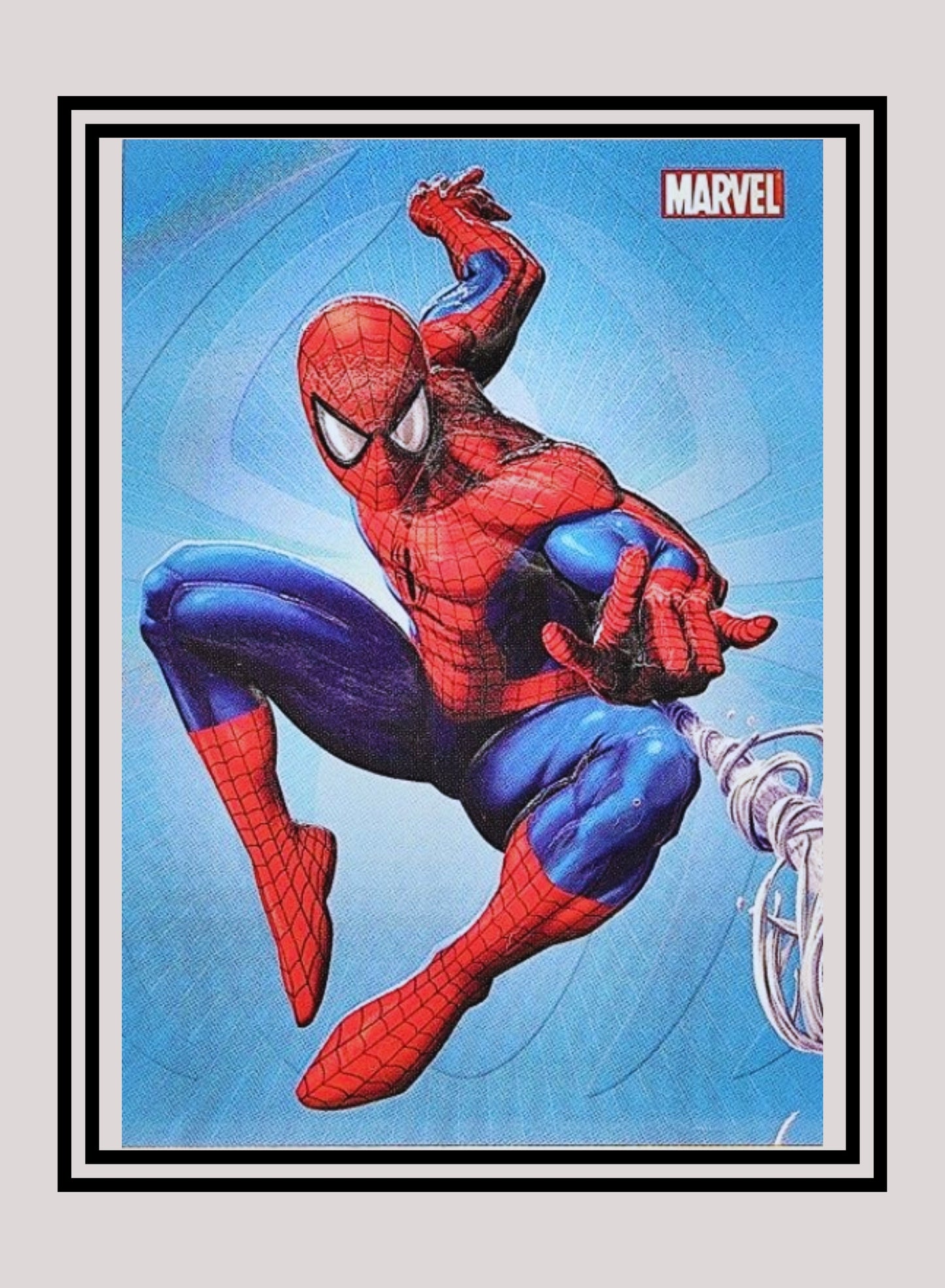 Marvel! 1x E4 Spiderman - Embossed (#E4 - 2009 Rittenhouse Spiderman Archives)